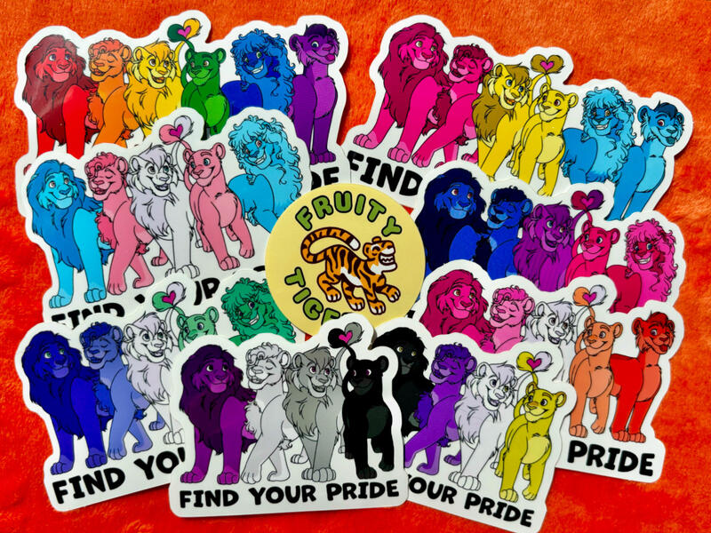 Pride stickers