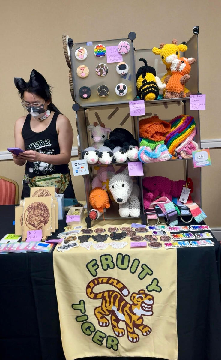 Motorcity Furcon 2025 artist alley 2