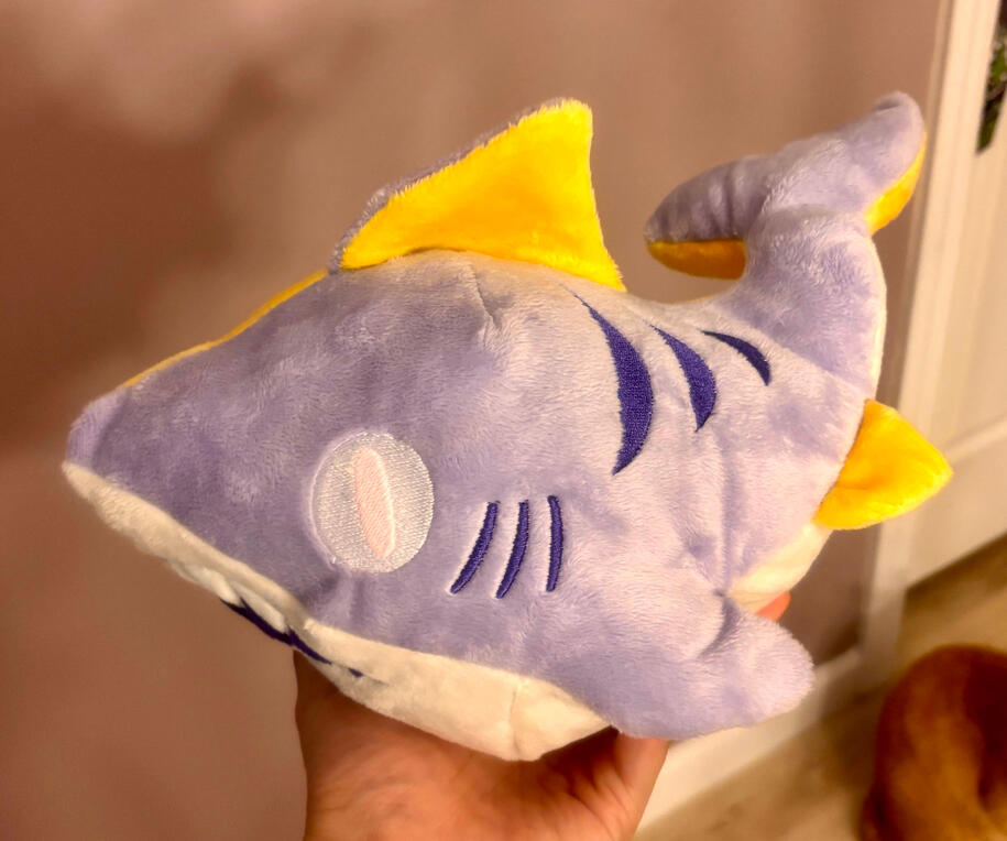 Split Shark Plush - CholyKnight Pattern